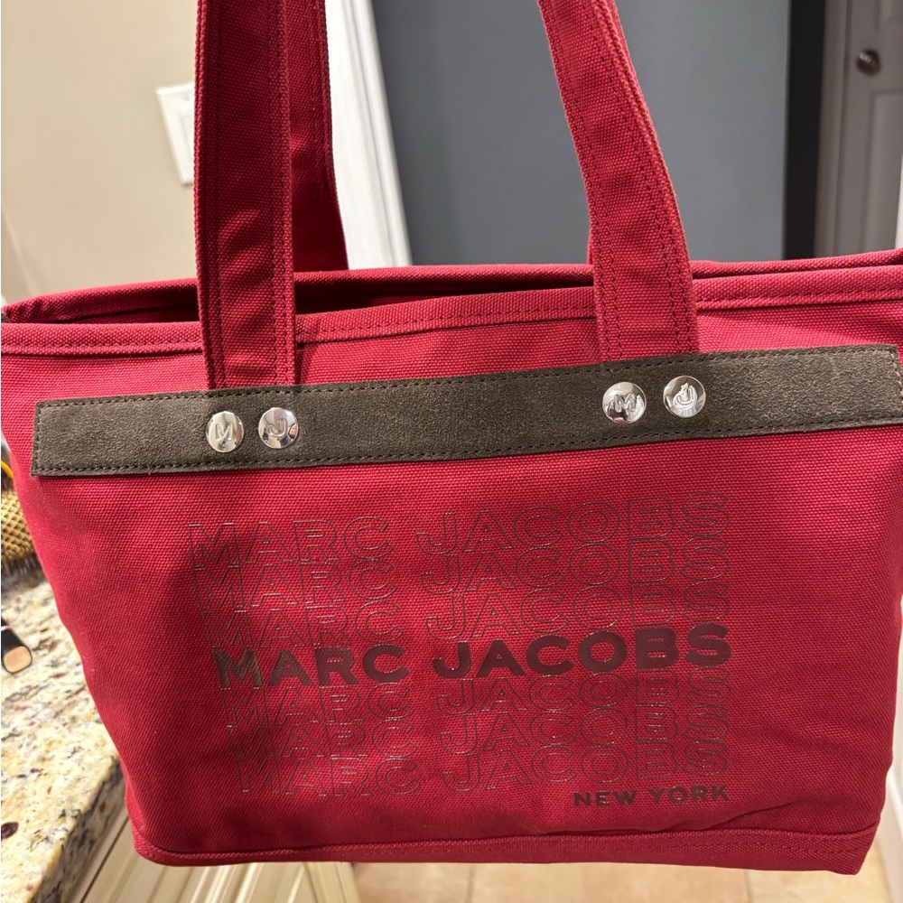 SOLD!!!!!Marc Jacobs Crimson Canvas Handbag